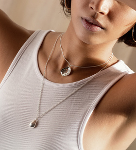 Alternate view of Sterling Silver Fine Chain 17"/43cm with adjuster - Monica Vinader