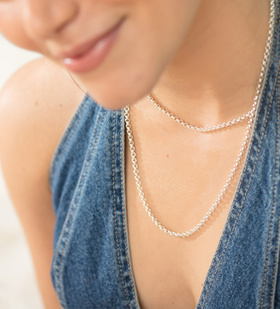 Alternate view of Sterling Silver Vintage Choker Necklace 15-17" - Monica Vinader