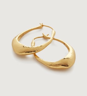 Gold Vermeil Deia Hoops - Monica Vinader