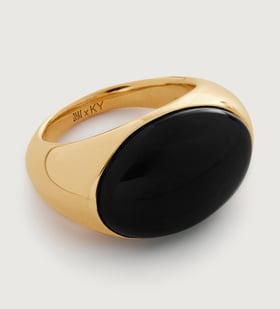 Kate Young Gemstone Ring in 18k Gold Vermeil on Sterling