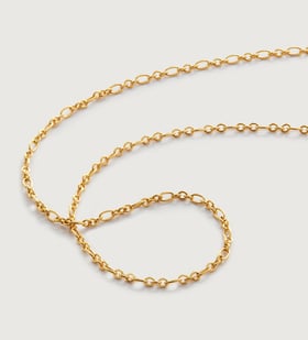 Rolo Chain Necklace in 18k Gold Vermeil on Sterling Silver