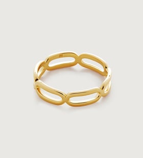 Signature Ring in 18k Gold Vermeil on Sterling Silver