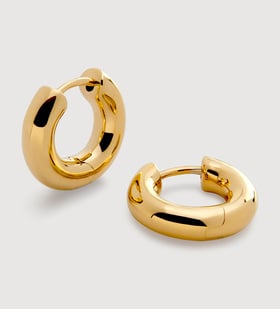 【MONICA VINADER】18KYGヴェルメイユ Disco Small フープピアス MONICA VINADER】18KYGヴェルメイユ Disco Small フープピアス