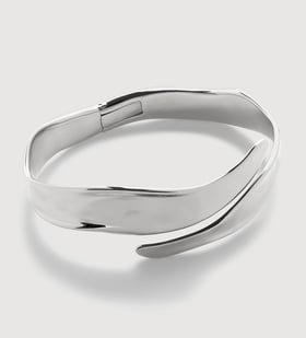 アクセサリー Vintage Silver Wide Wave Caff Bangle 925 アクセサリー Vintage Silver Wide Wave Caff Bangle 925