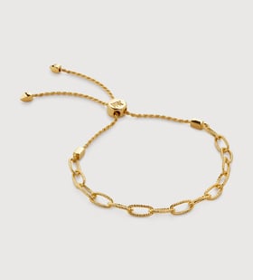 Corda Link Friendship Chain Bracelet in 18k Gold Vermeil on