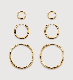 Siren Muse Huggies and Hoops Set - Monica Vinader