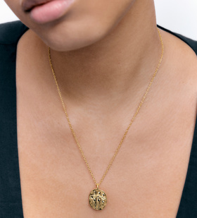 Sisterhood Pendant Woven Chain Necklace 18-20' - Monica Vinader