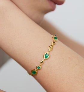 Odyssey Chain Bracelet in 18k Gold Vermeil on Sterling Silver and