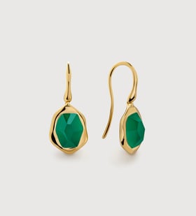 Odyssey Wire Earrings in 18k Gold Vermeil on Sterling Silver