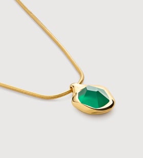 Odyssey Gemstone Chain Necklace in 18k Gold Vermeil on Sterling