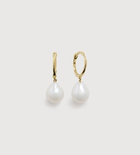 ピアス [Rita monica] Bold Pearl Earrings Kira Pearl Stud Earring: Women's Designer Earrings | Tory Burch