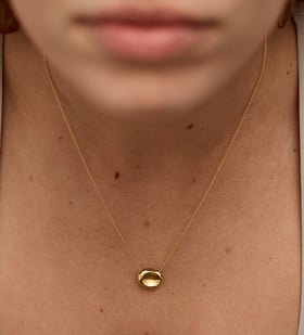Alternate view of Gold Vermeil Aria Chain Necklace - Monica Vinader