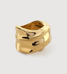 Gold Vermeil Nomade Bold Ring - Monica Vinader