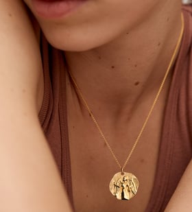 Alternate view of Gold Vermeil Virgo Zodiac Chain Necklace - Monica Vinader