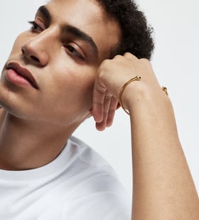 Fiji Pacific Bracelet in Sterling Silver - Red White Blue