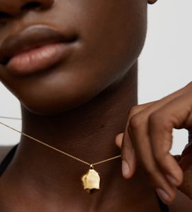 Alternate view of Gold Vermeil Odyssey Locket - Monica Vinader