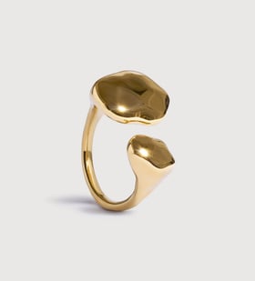 Gold Vermeil Odyssey Open Ring - Monica Vinader