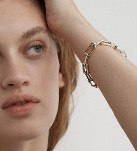 Alternate view of Sterling Silver MV Alta™ Charm Bracelet - Monica Vinader