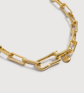 Gold Vermeil Alta Charm Necklace - Monica Vinader