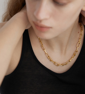 Alternate view of Gold Vermeil MV Alta™ Charm Necklace - Monica Vinader