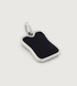 Sterling Silver Havana Gemstone ID Pendant Charm - Black Onyx - Monica Vinader
