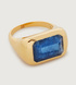 Gold Vermeil Power Cocktail Ring - Kyanite - Monica Vinader
