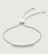 Sterling Silver Linear Chain Bracelet - Monica Vinader