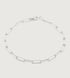 Sterling Silver Alta Textured Chain Bracelet  - Monica Vinader