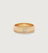 Gold Vermeil Diamond Essential Band Ring - Diamond - Monica Vinader