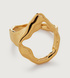 Gold Vermeil Lagoon Open Ring - Monica Vinader