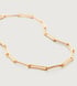 Gold Vermeil Alta Long Link Necklace adjustable 56cm/22" - Monica Vinader