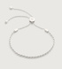 Sterling Silver Corda Fine Chain Friendship Bracelet  - Monica Vinader