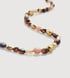 Gold Vermeil Rio Neutral Gemstone Beaded Necklace Adjustable 41-46cm/16-18' - Tigers Eye - Monica Vinader
