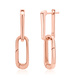 Rose Gold Vermeil Alta Capture Charm Earrings - Monica Vinader