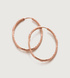 Rose Gold Vermeil Siren Muse Large Hoop Earrings - Monica Vinader