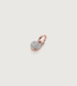Rose Gold Vermeil Fiji Mini Button Diamond Pendant Charm - Diamond - Monica Vinader