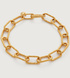 Gold Vermeil Alta Textured Chunky Chain Bracelet - Monica Vinader