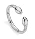 Sterling Silver Fiji Bud Stacking Ring - Monica Vinader