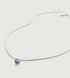 Sterling Silver Nura Tiny Keshi Pearl Necklace Adjustable 42cm/16.5" - Pearl - Monica Vinader