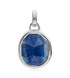 Sterling Silver Siren Medium Bezel Pendant Charm - Kyanite - Monica Vinader
