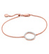 Rose Gold Vermeil Riva Circle Diamond Bracelet - Diamond - Monica Vinader