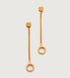 Gold Vermeil Doina Chain Earrings - Monica Vinader