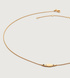 Gold Vermeil Galaxy Diamond Necklace 41-46cm/16-18" - Monica Vinader