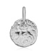 Sterling Silver Siren Small Coin Pendant Charm - Monica Vinader
