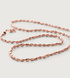Rose Gold Vermeil Mini Nugget Necklace Adjustable 41-46/16-18" - No Stone - Monica Vinader