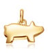 Gold Vermeil Chinese Zodiac Bessie The Pig Pendant Charm - Monica Vinader