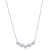 Sterling Silver Siren Mini Nugget Cluster Necklace - Blue Lace Agate - Monica Vinader