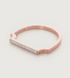 Rose Gold Vermeil Signature Thin Diamond Ring - Diamond - Monica Vinader