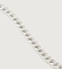 Sterling Silver Groove T Bar Necklace 46cm/18" - Monica Vinader
