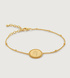 Gold Vermeil Deia Beaded Chain Bracelet - Monica Vinader